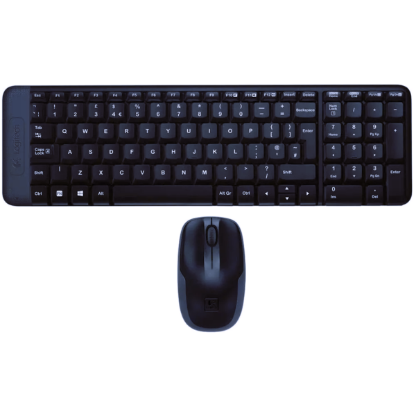 Combo de Teclado y Mouse MK220 inalámbrico Negro - Imagen 3
