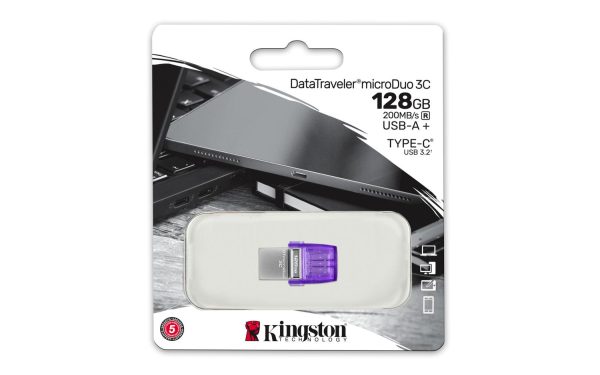 Pendrive Unidad Flash USB 128 GB USB Type-A USB Type-C - Imagen 4