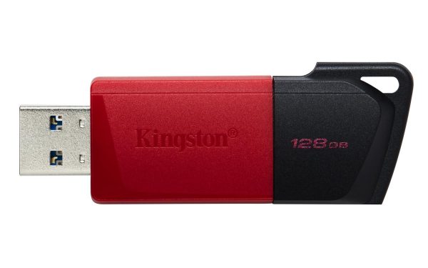 Pendrive Unidad Flash USB 128 GB USB tipo A Negro Rojo - Imagen 3