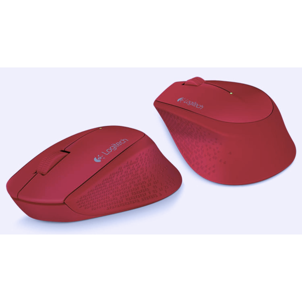 Mouse Logitech M280 Inalámbrico Rojo - Imagen 2