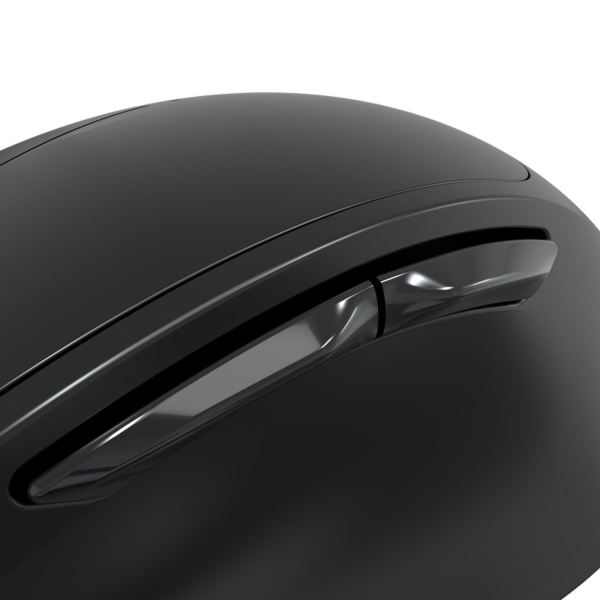 Mouse Klip Xtreme Duotrak Diestro RF inalámbrico Negro - Imagen 4