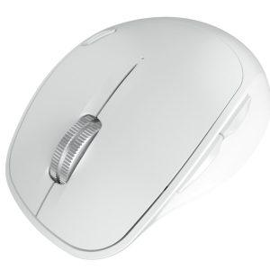 Mouse Klip Xtreme Duotrak Diestro RF inalámbrico Blanco