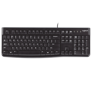 Teclado Logitech K120 USB Español silencioso antiderrame