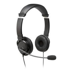 Audífonos Diadema c/Micrófono Fit K97603 Alámbrico Negro