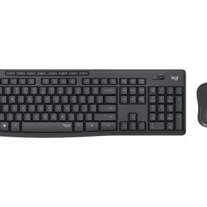 Combo de Teclado y Mouse MK295 inalámbrico Grafito