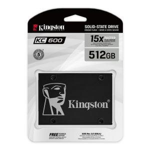 Disco Estado Sólido Interno Kingston KC600 512GB 2.5"