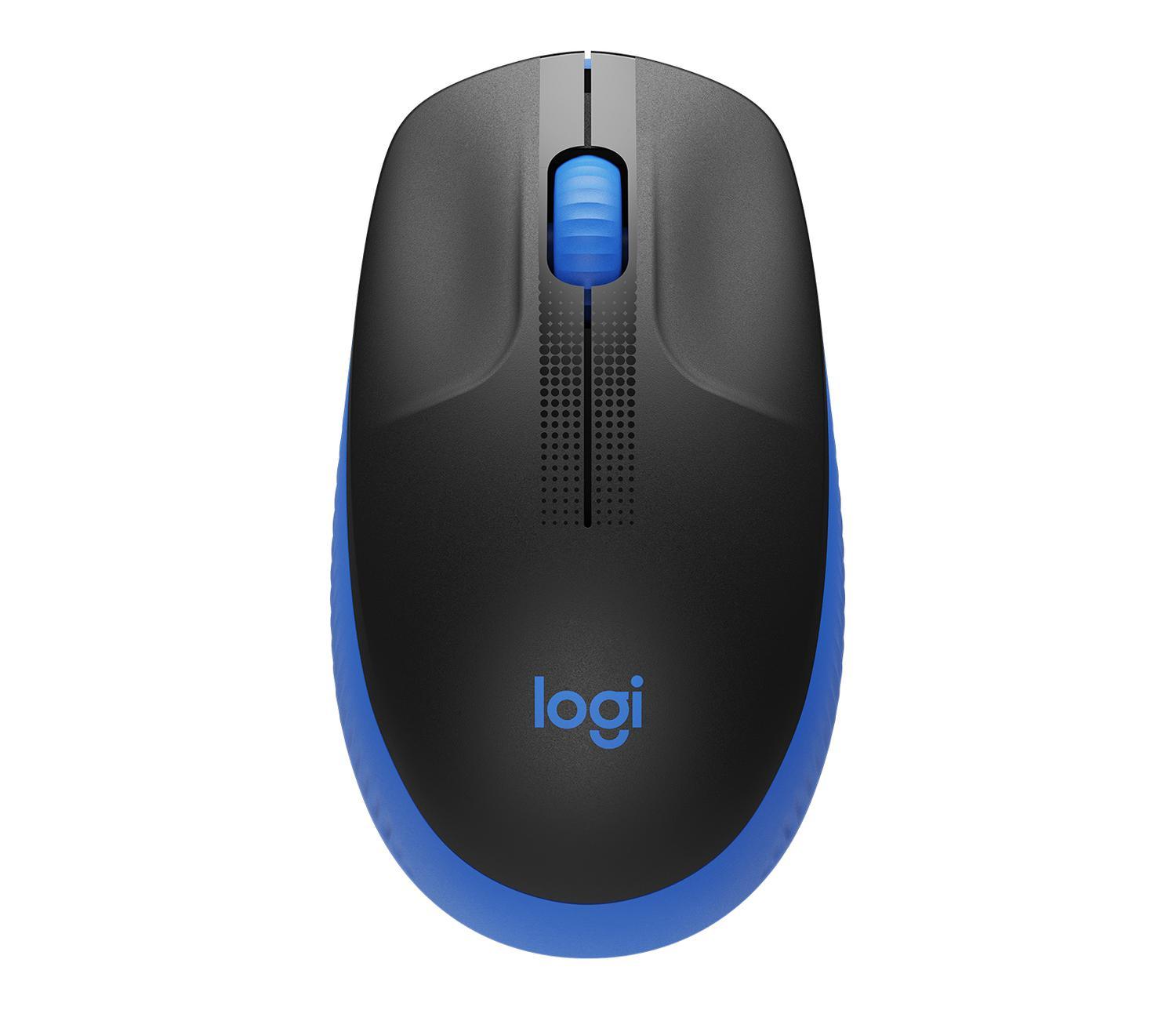 Mouse Logitech M190 Inalámbrico Negro Azul