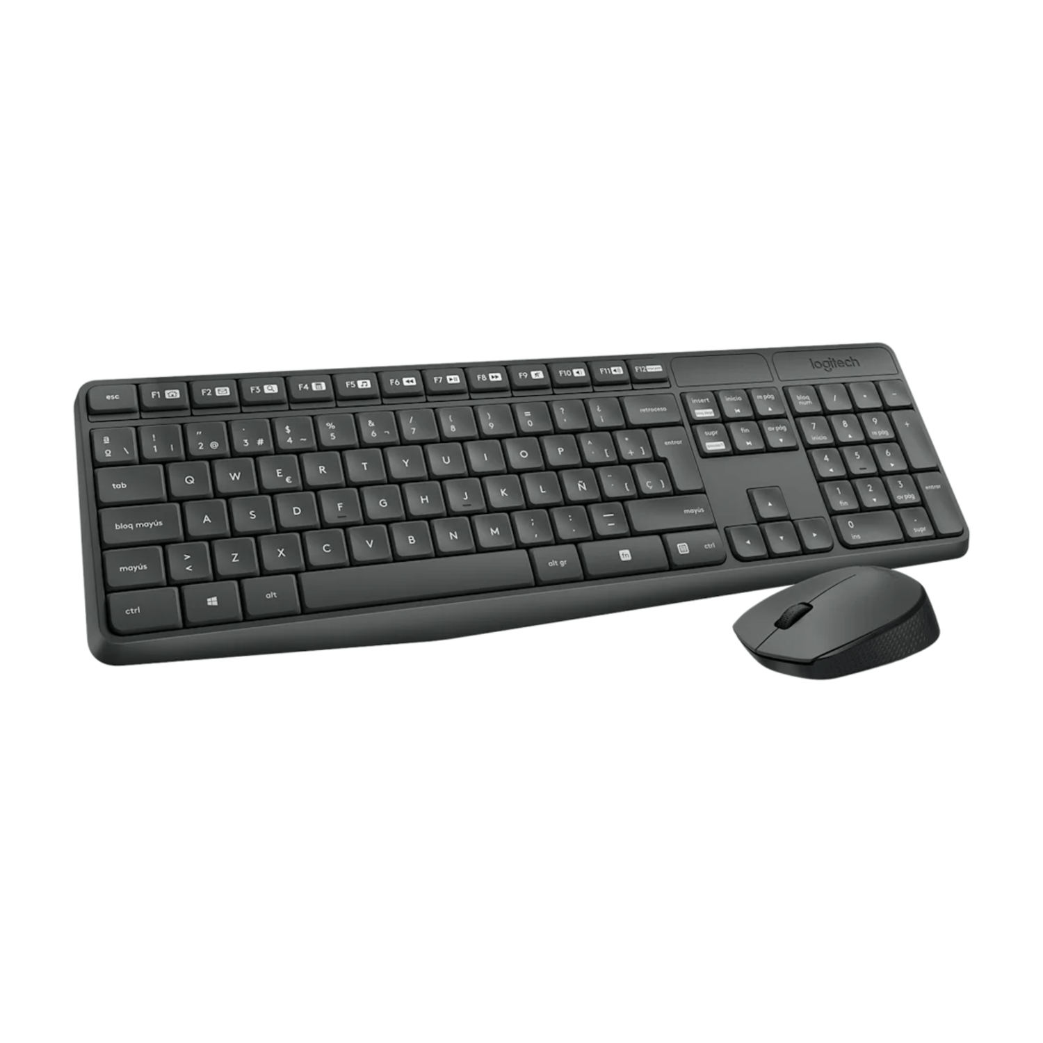 Combo de Teclado y Mouse MK235 inalámbrico Negro - Imagen 6