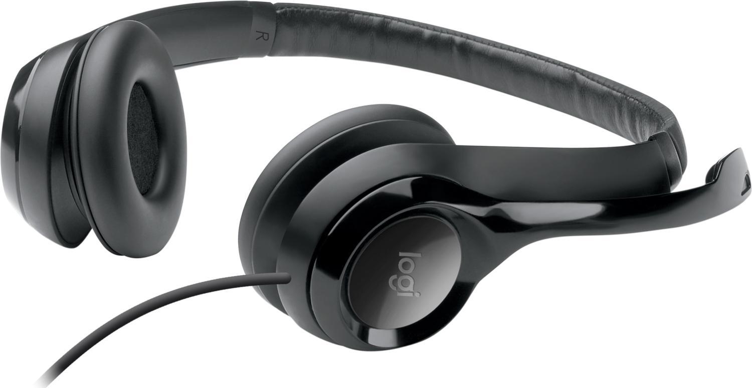 Audífonos Logitech H390 USB con Micrófono Negro - Imagen 2