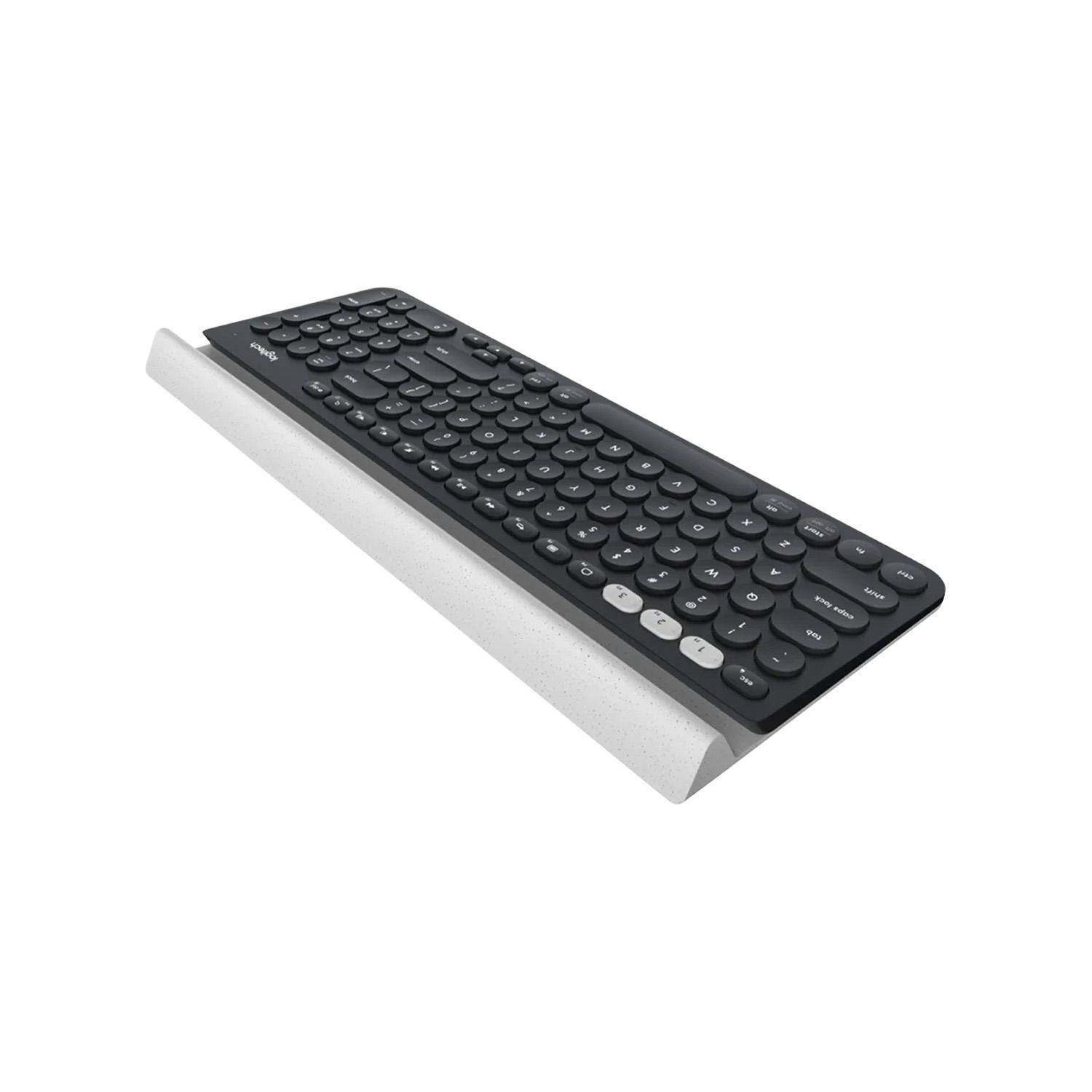 Teclado K780 Bluetooth Negro Blanco - Imagen 3