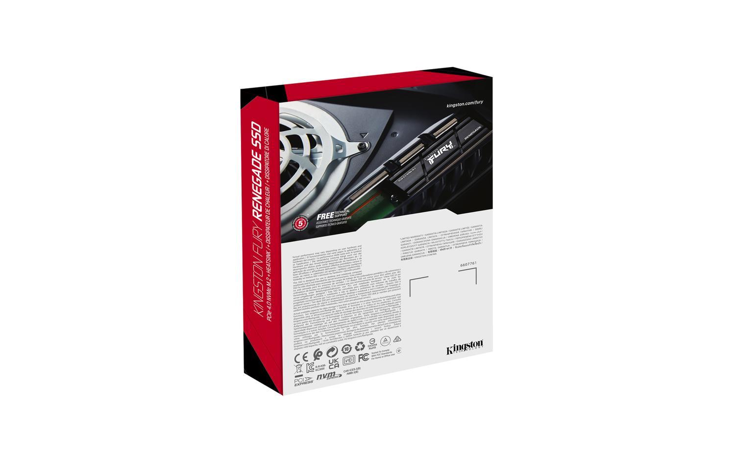 Disco Estado Sólido Interno Kingston FURY Renegade 4TB M.2 - Imagen 5
