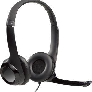 Audífonos Logitech H390 USB con Micrófono Negro