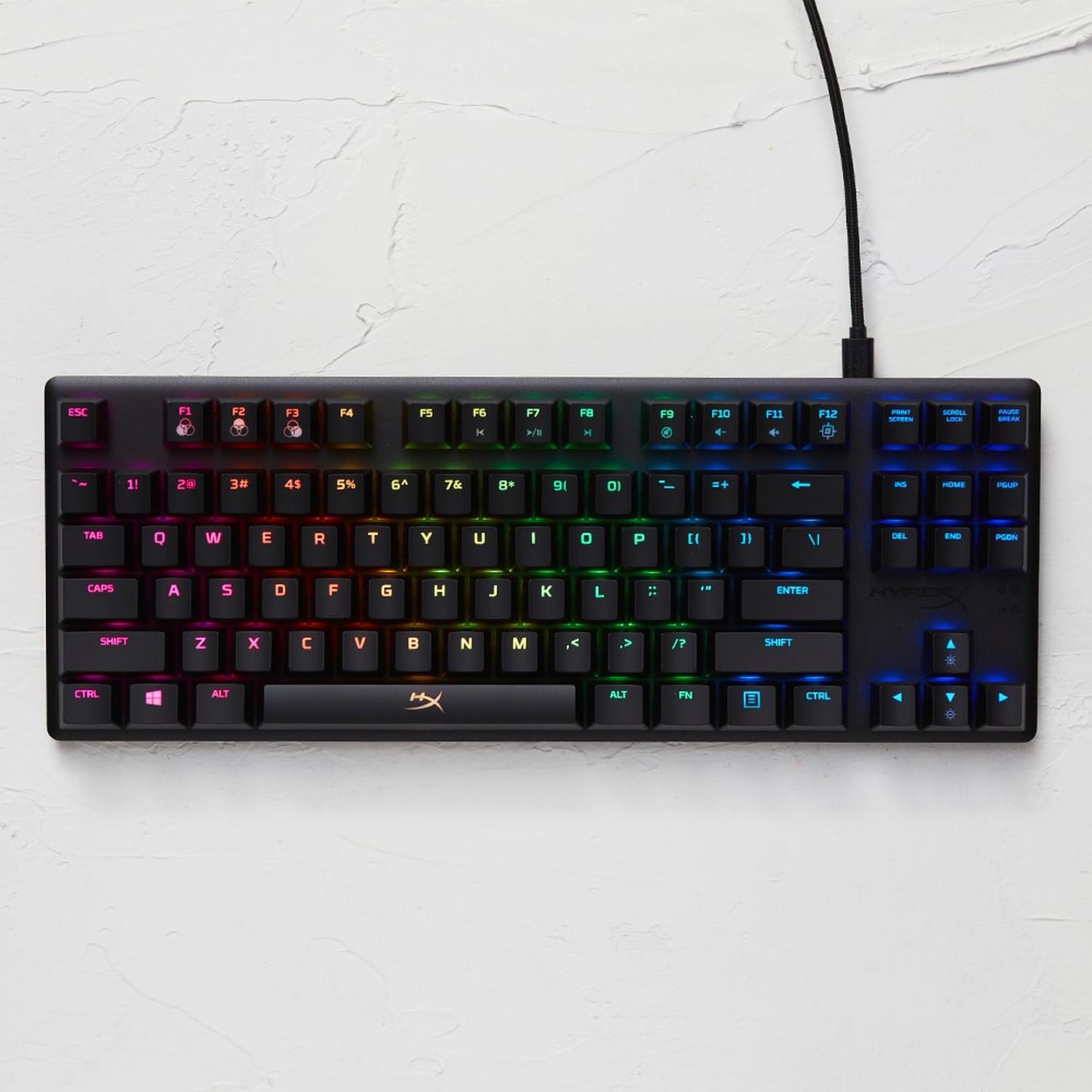 Teclado mecánico gaming HyperX Alloy Origins Core USB Negro - Imagen 8