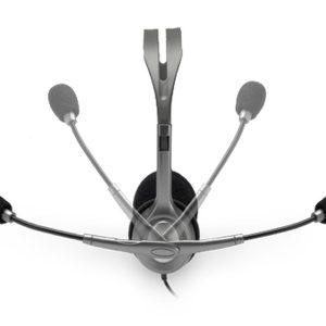 Audífonos Diadema H111 Stereo Headset Gris