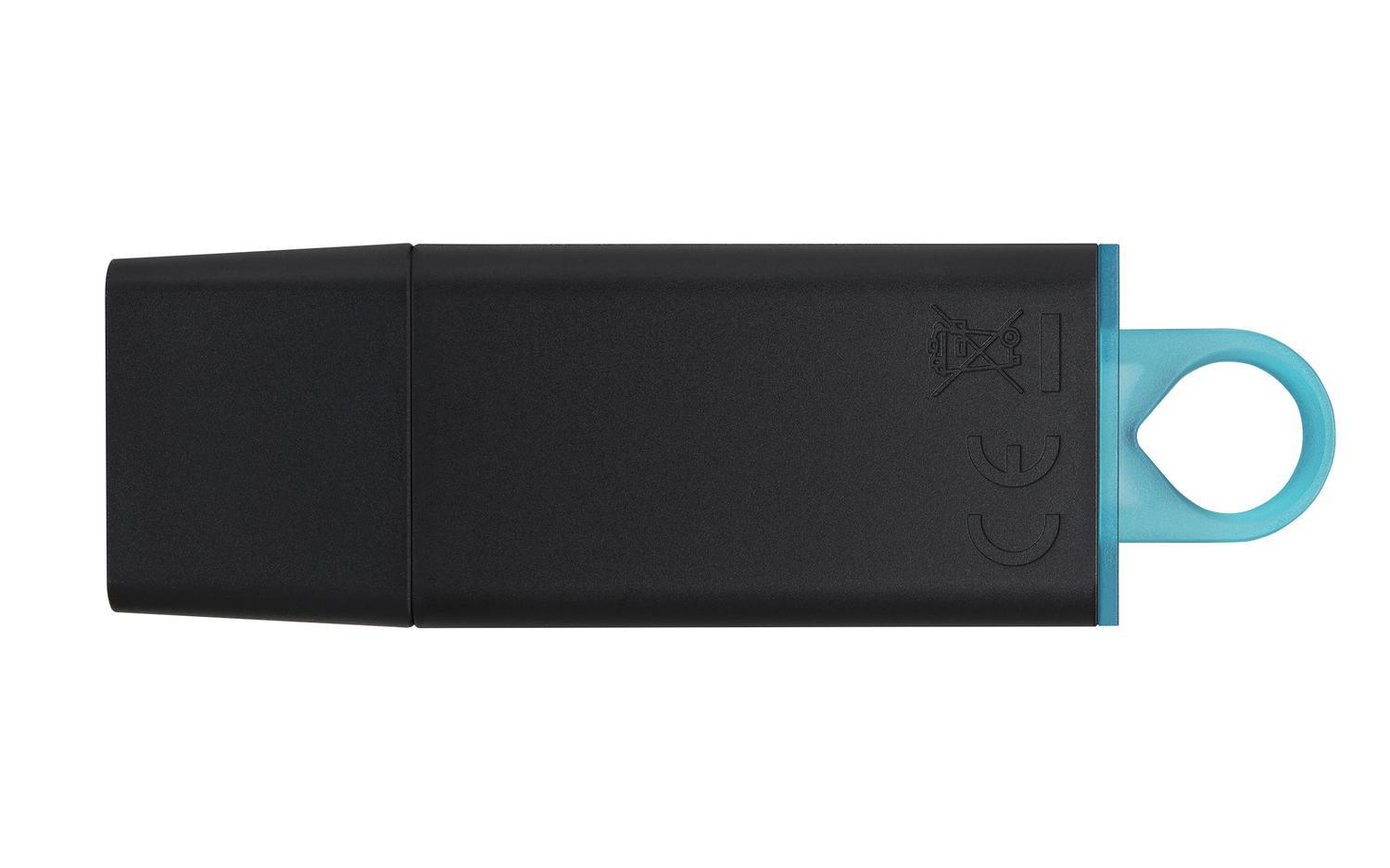 Pendrive DataTraveler Exodia USB 64 GB USB tipo A Negro y Turquesa - Imagen 2