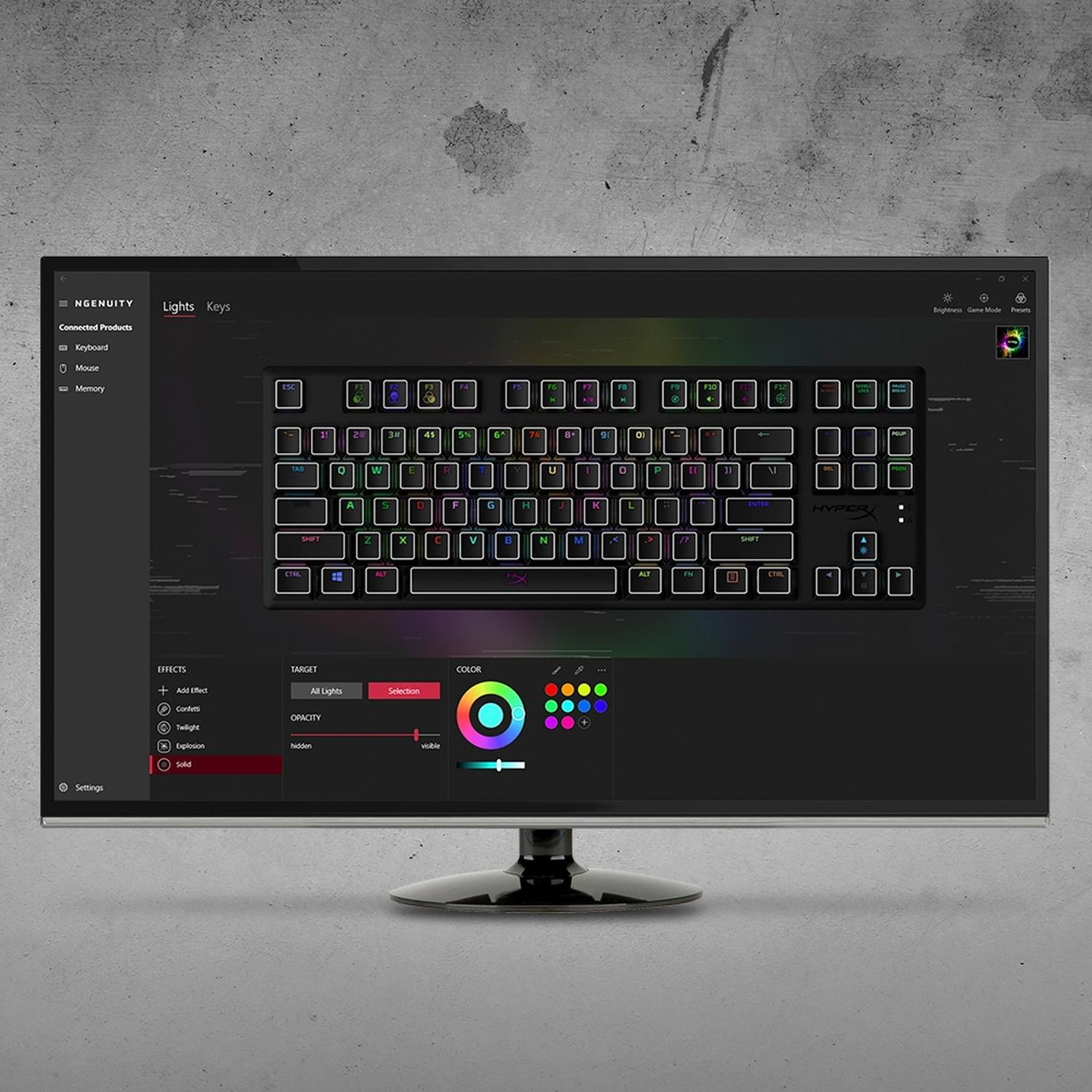 Teclado mecánico gaming HyperX Alloy Origins Core USB Negro - Imagen 12