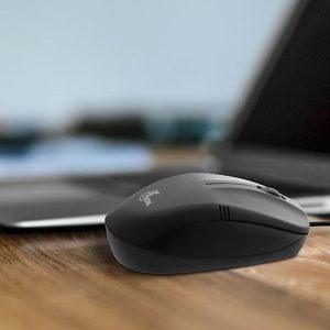 Mouse XTM-205 Ambidiestro USB tipo A Óptico