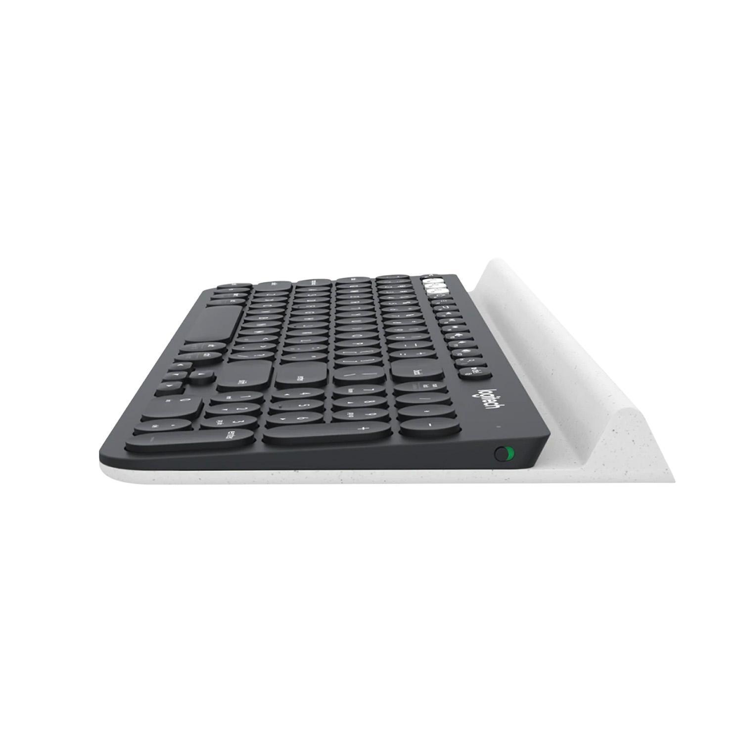Teclado K780 Bluetooth Negro Blanco - Imagen 4