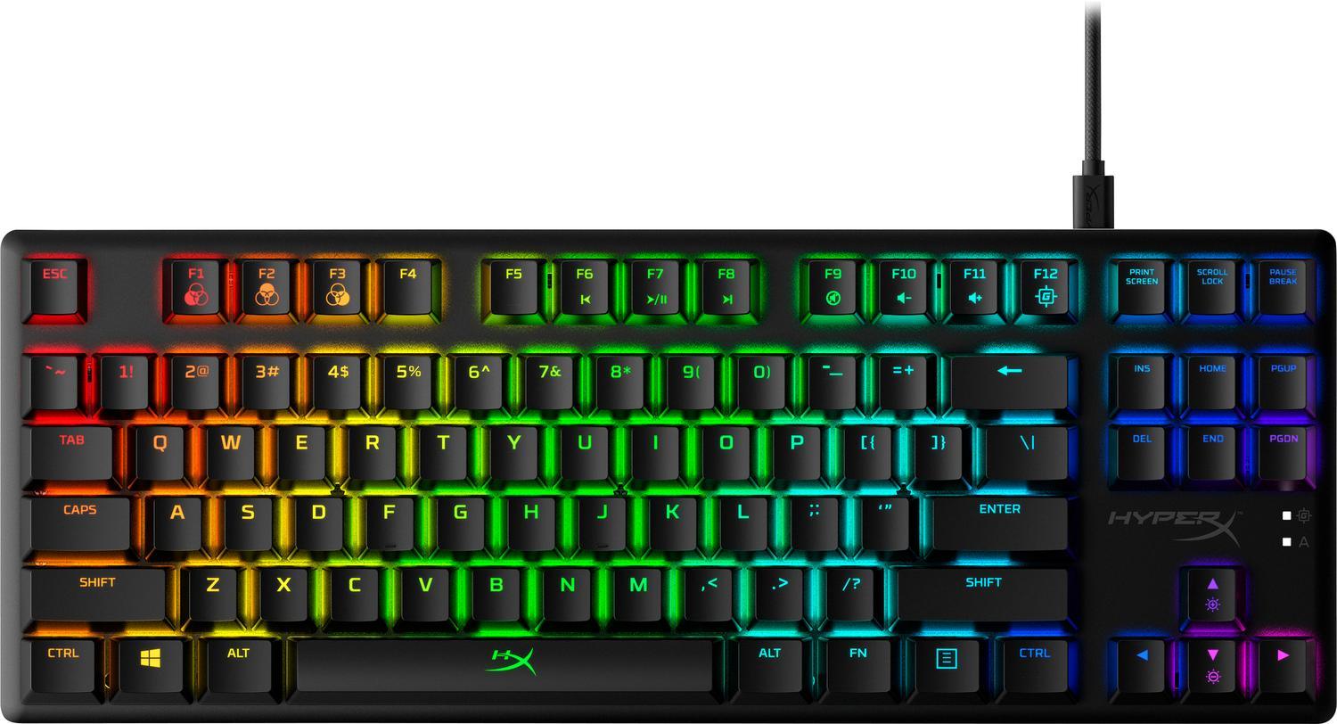 Teclado mecánico gaming HyperX Alloy Origins Core USB Negro