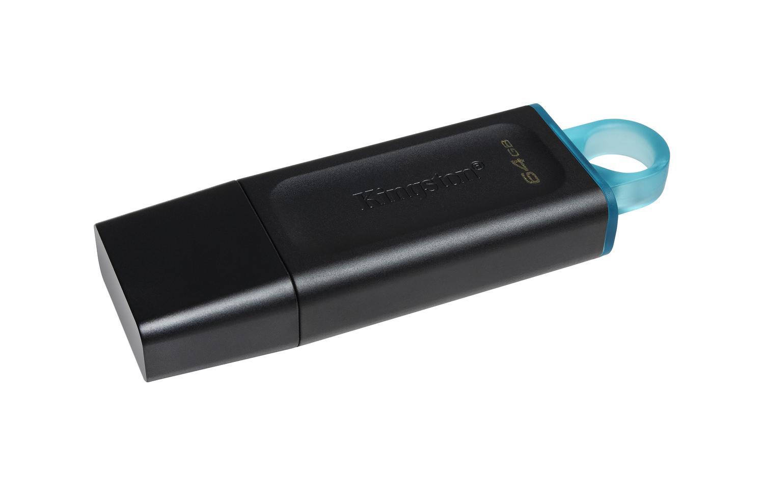 Pendrive DataTraveler Exodia USB 64 GB USB tipo A Negro y Turquesa - Imagen 4